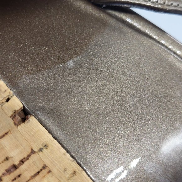 Prada Patent Leather Wedge Sandals - Picture 7 of 16